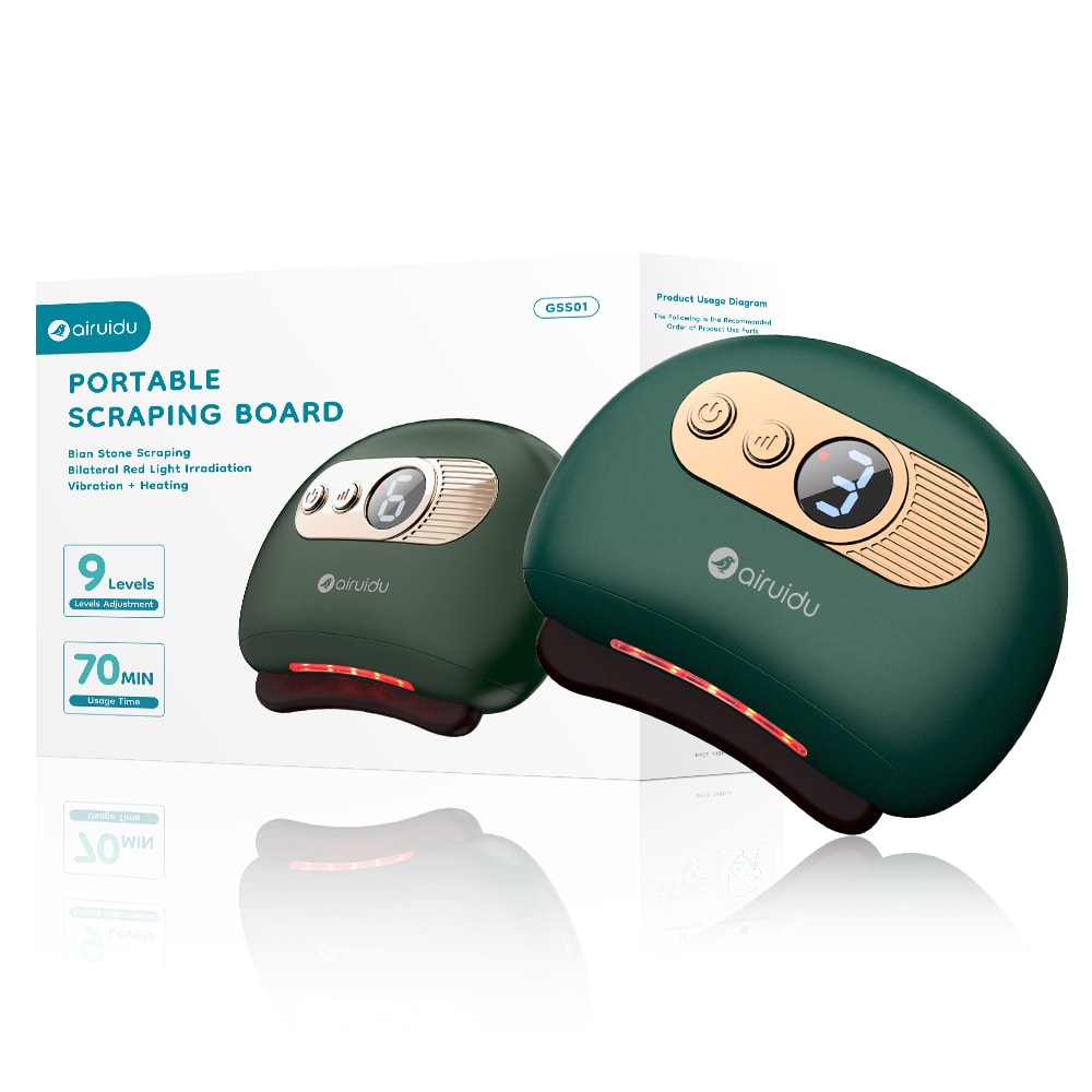 Physical Fatigue Guasha Plate Jade Face Massager Electric Massage Board For Face Relieve Scrapers T 5