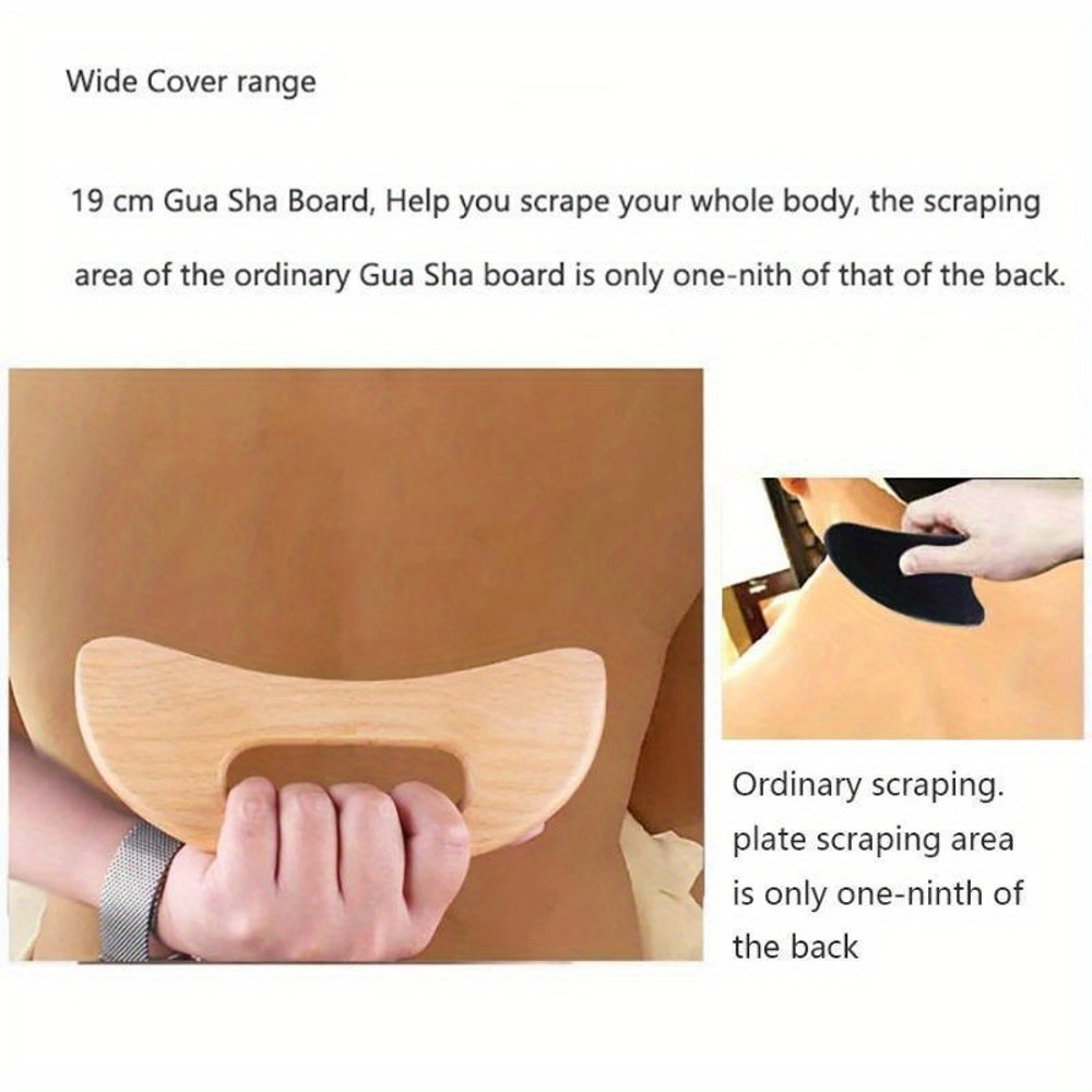 Body Massage Therapy Tool, Wooden Gua Sha Scraper, Slimming Guasha Massage Board, Scraping Board