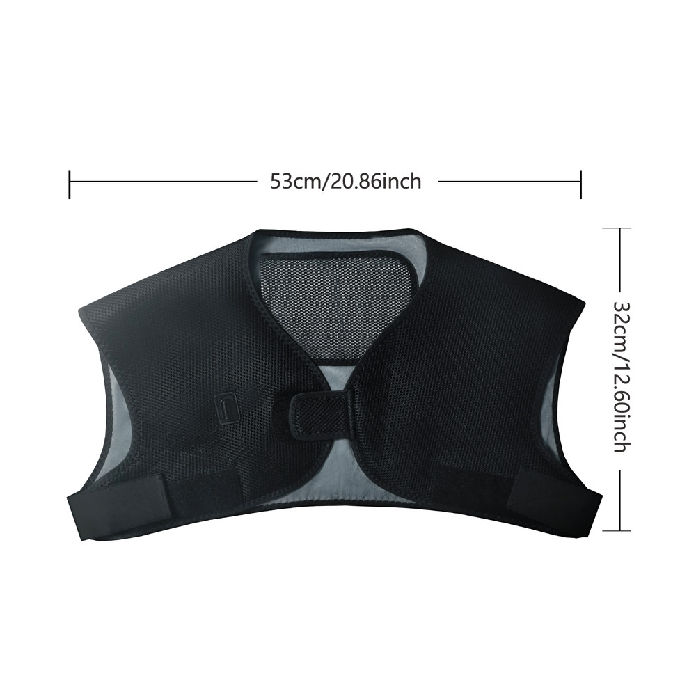 Heated Relax Pad, Electric Neck Shoulder Vibration Massager, Infrared Therapy for Cervical Vertebra Arthritis Relief