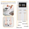 Electric EMS TENS Foot Massager, Muscle Massage Device, Heating Pulse Stimulator for Feet and Legs, Circulation