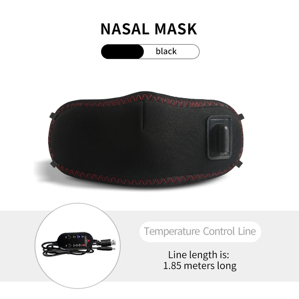 Heating Nose Covers for Snoring, 3 Gears Timing Heating Nose Pads, Allergic Prevention Relax Respiration