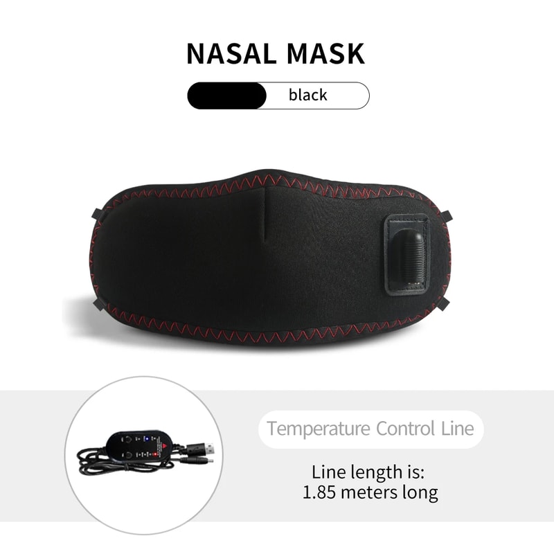 Heating Nose Covers for Snoring, 3 Gears Timing Heating Nose Pads, Allergic Prevention Relax Respiration