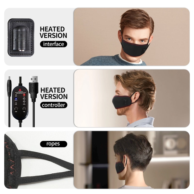 Heating Nose Covers for Snoring, 3 Gears Timing Heating Nose Pads, Allergic Prevention Relax Respiration