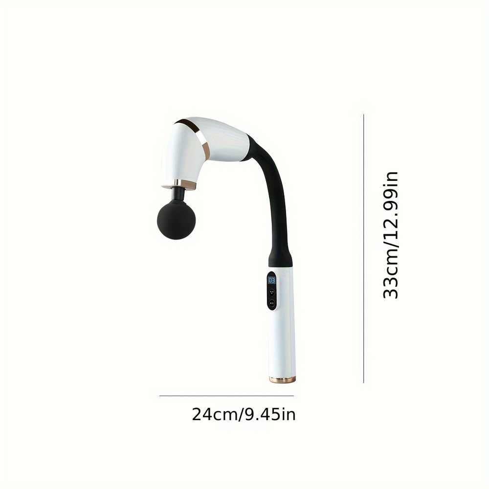 Back Massager, Massage Gun with Upgraded Extension Handle, Muscles Neck, Shoulders Waist Legs Massager