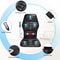 Fatigue Stress Relief Back Massager Massage Seat Cushion Pad With Heat 9 Massage Style Lumbar Suppo