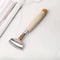 Wooden Handle Telescopic Metal Back Scratcher, Wide Claw Steel Roller Ball Massager Tool, Scalp Face Body Itch Relief