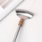 Wooden Handle Telescopic Metal Back Scratcher, Wide Claw Steel Roller Ball Massager Tool, Scalp Face Body Itch Relief