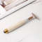 Wooden Handle Telescopic Metal Back Scratcher, Wide Claw Steel Roller Ball Massager Tool, Scalp Face Body Itch Relief
