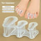 Bunion Corrector Silicone Toe Separator, Hammer Gel Thumb Foot Care Pads, Overlap Hallux Valgus Orthosis Clip Splitter