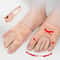 Breathable Fabric Bunion Corrector Toe Separator Spacer Hallux Valgus Sleeve Comfortable Adjustable 0