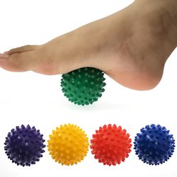 trigger point sport fitness hand, durable pvc spiky massage ball, foot pain relief, plantar fasciitis reliever