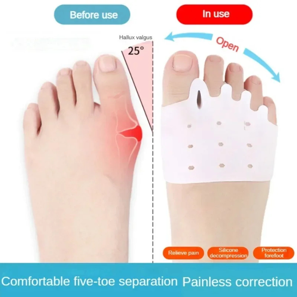 Toe Separator for Women, Hallux Valgus Corrector, Bunion Corrector, Toes Spreader, Hallux Separator, Fingers Separators