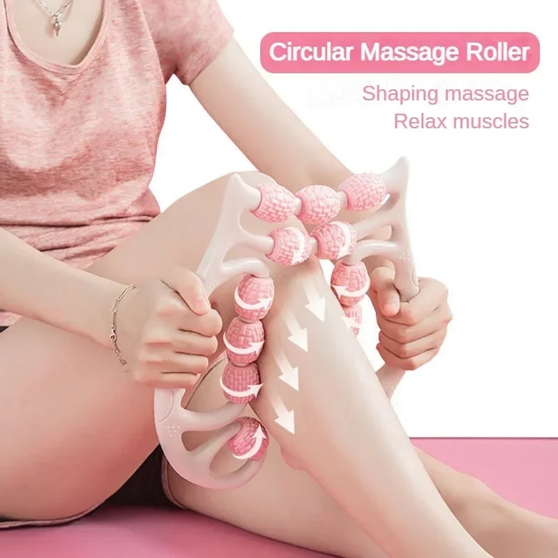 13 Wheels Muscle Roller Pressotherapy Massage Lymphatic Drainage Massager 360 Degree Deep Tissue Mu 1