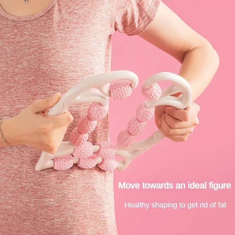 13 Wheels Muscle Roller Pressotherapy Massage Lymphatic Drainage Massager 360 Degree Deep Tissue Mu 3