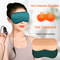 USB Heated Silk Eye Mask Hot Steam Compress Sleep Mask Electrical Temperature Control Blindfold For 0