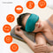 USB Heated Silk Eye Mask Hot Steam Compress Sleep Mask Electrical Temperature Control Blindfold For 1