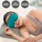 USB Heated Silk Eye Mask Hot Steam Compress Sleep Mask Electrical Temperature Control Blindfold For 2