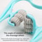 Manual Neck Clamp Massager, 6-Ball Cervical Roller, Shoulder and Neck Relaxation, Multifunctional Kneading Massager