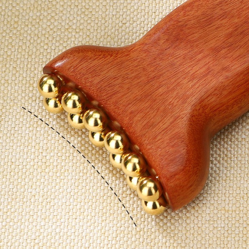 Lymphatic Detox Face Massager Radiant Skin Savior Natural Copper And Wood Beauty Tool Firms Jawline 1