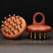 Sandalwood Meridians Fine Tooth Comb, Head Meridians Massage Comb, Guasha Scalp Massage Brush, Relax Body Massager