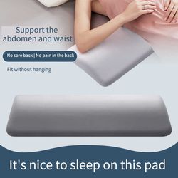 back support pillow, waist support cushion for lower back pain relief, memory foam pillow for sleeping in bed