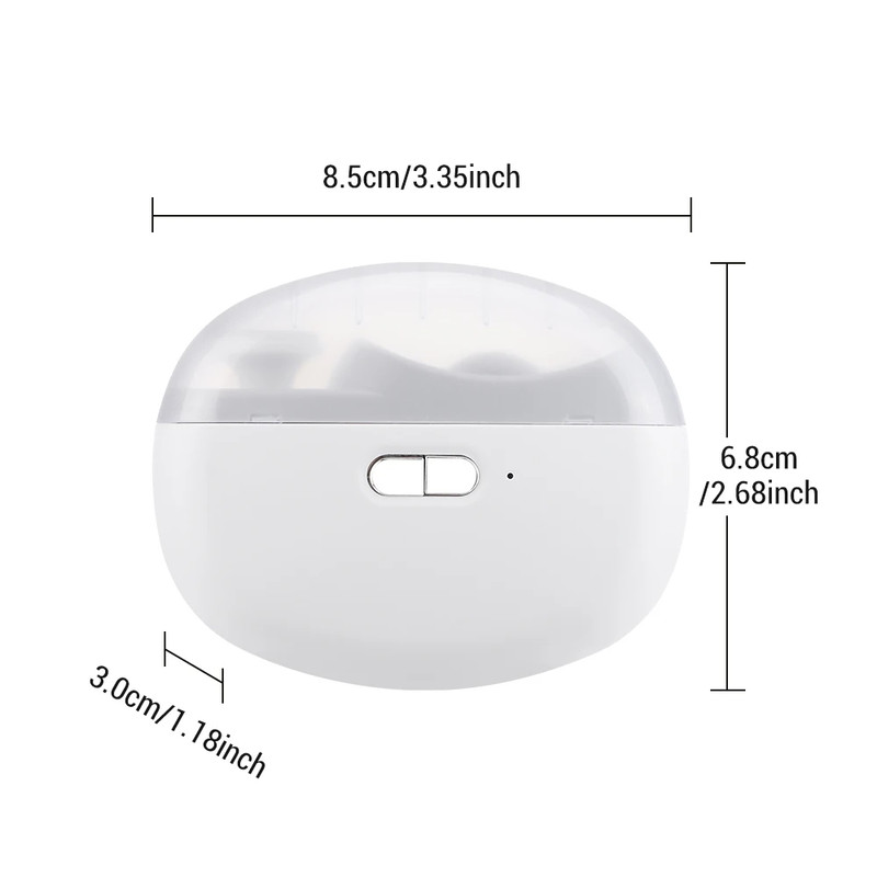 Electric Nail Clippers 2 In 1 Anti Splash Nail Trimmer For Baby Finger Toe Scissors Pedicure Thick 5