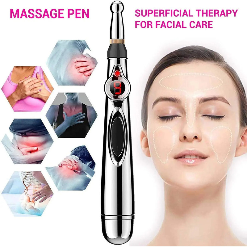 Pain Relief Therapy Power Pen Electronic Acupuncture Meridian Press Pen Multi Function Energy Massa 0