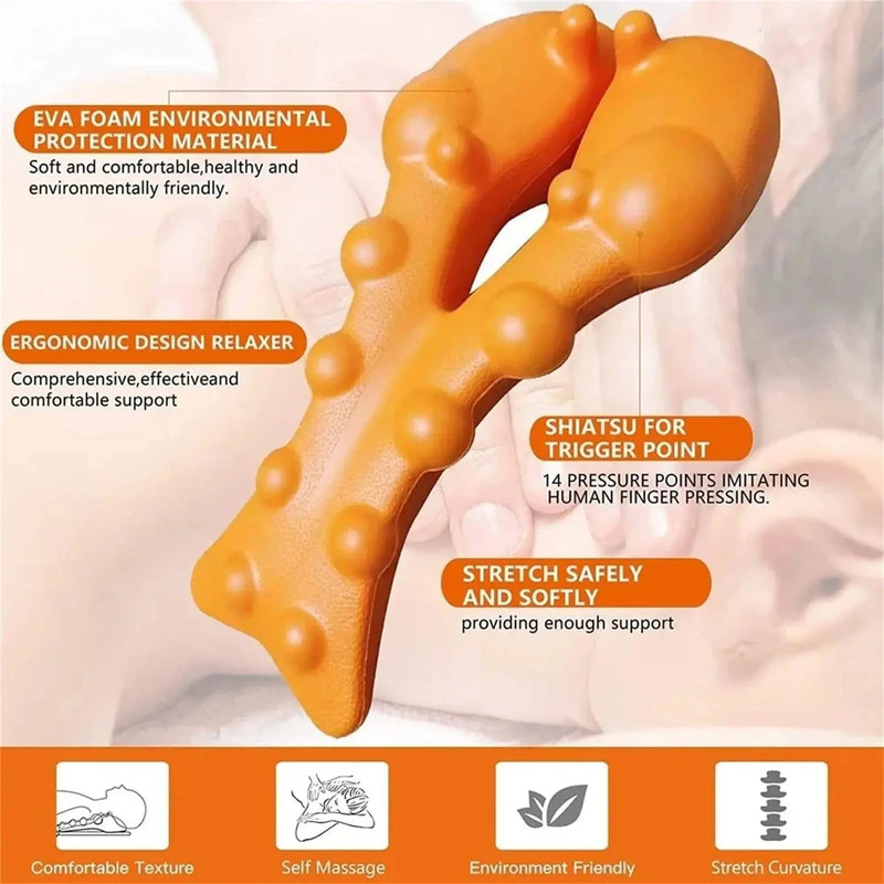 Neck Support Device Massager For Neck Shoulder Stretcher Cervical Traction Device Trigger Point Mas 4