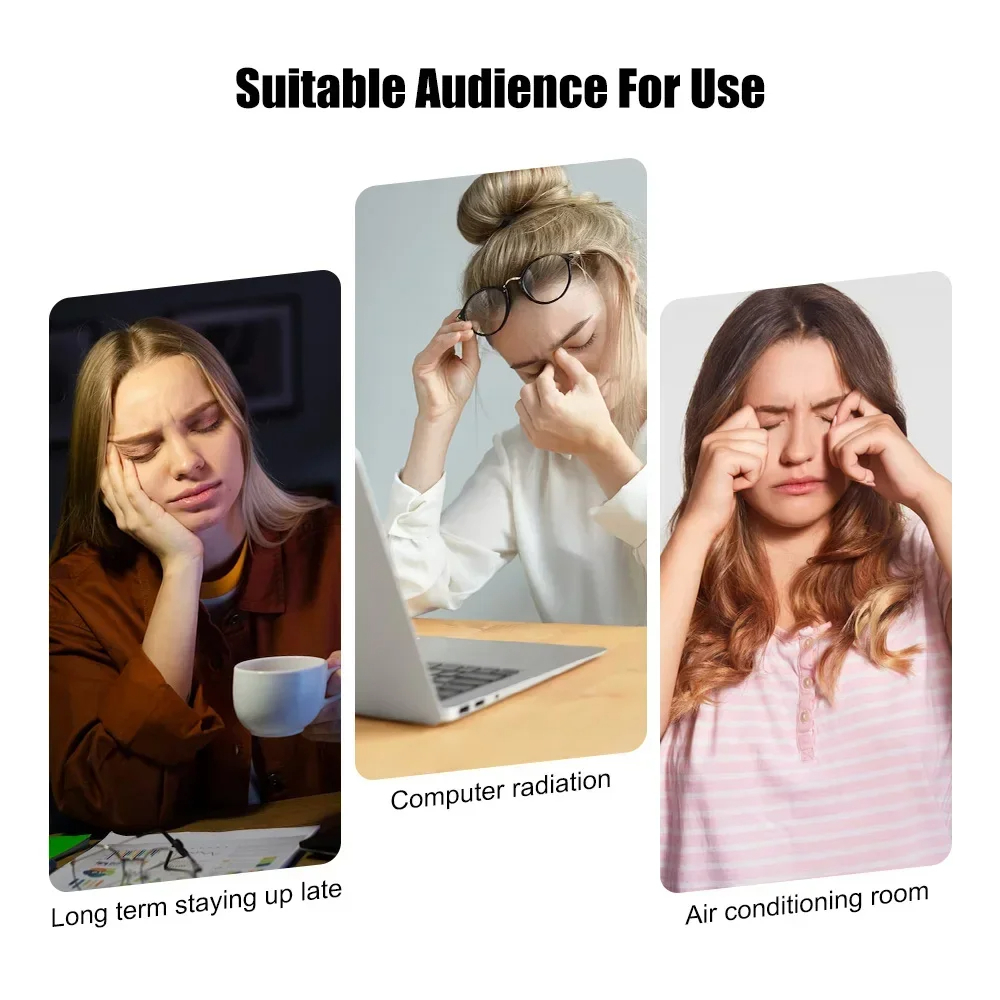 Warm Compress USB Heated Eye Mask Dark Circles Puffiness Relief Eye Mask For Dry Eyes And Better S 1