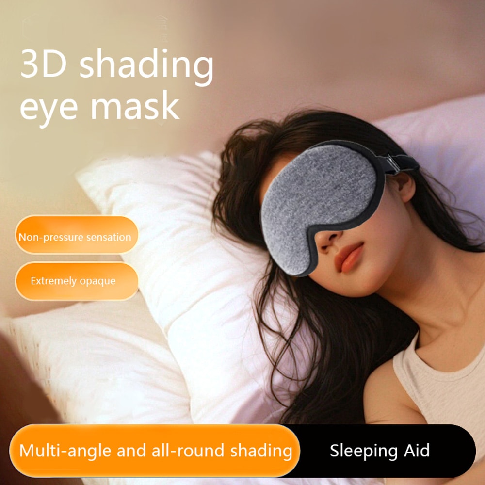 Electric Heating 3D Eye Mask, USB Power, Steam Eye Protection, Hot Intelligent, Sleep Shading