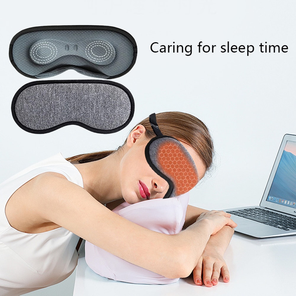 Electric Heating 3D Eye Mask, USB Power, Steam Eye Protection, Hot Intelligent, Sleep Shading