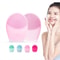 Electric Vibration Facial Massager, Silicone Brush for Deep Pore Cleaning, Skincare Device