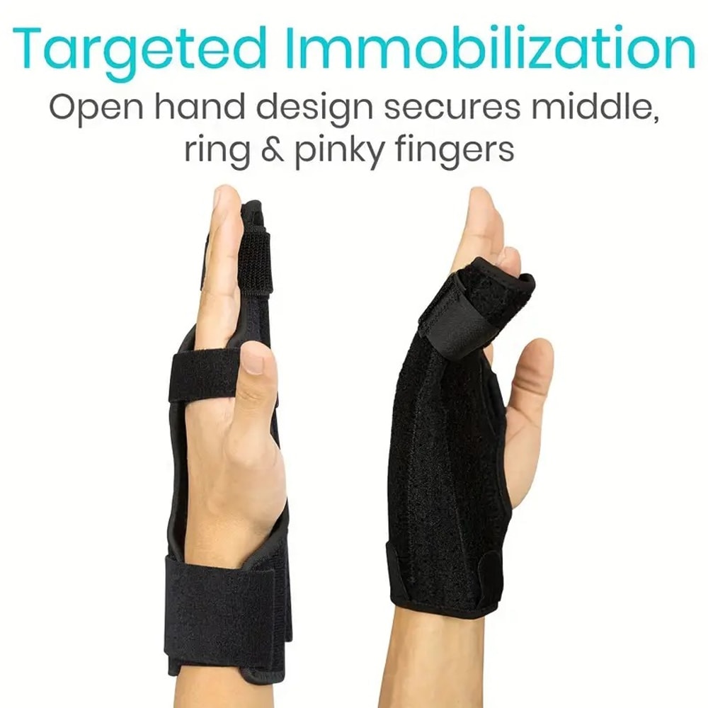 Adjustable Hand Brace Boxer Finger Splint Right Or Left Support For Pinky Ring Middle Metacarpals K 6
