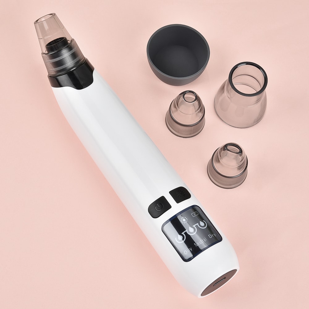 Facial Cleaner Black Point Vacuum Suction Beauty Blackhead Remover Black Head Dots Extractor Skin C 3