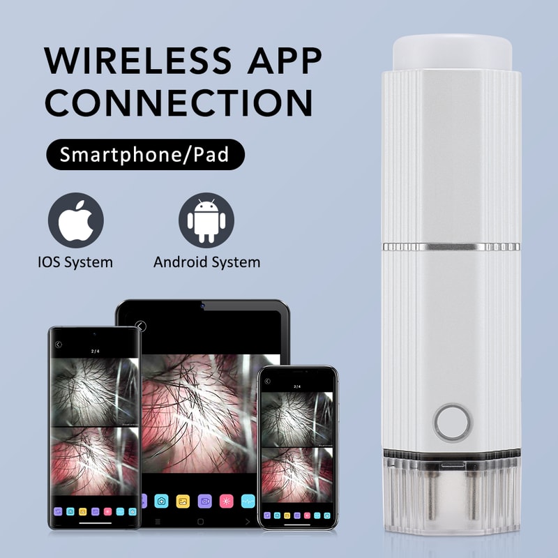 Hair Growth Massager Comb Electric Visual Scalp Applicator EMS Red Light Therapy Head Massage Relax 3