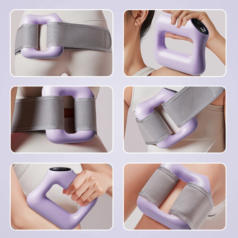 Fascia Gun Massage Ring With Belt, Shaping Weight Loss Body Shaping Device, Multifunctional Full Body Fascia Ring