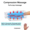 LED Screen Finger Hand Massager, Quiet Portable Hand Massage with Heat and Compression, Ideal Gifts for Men and Women