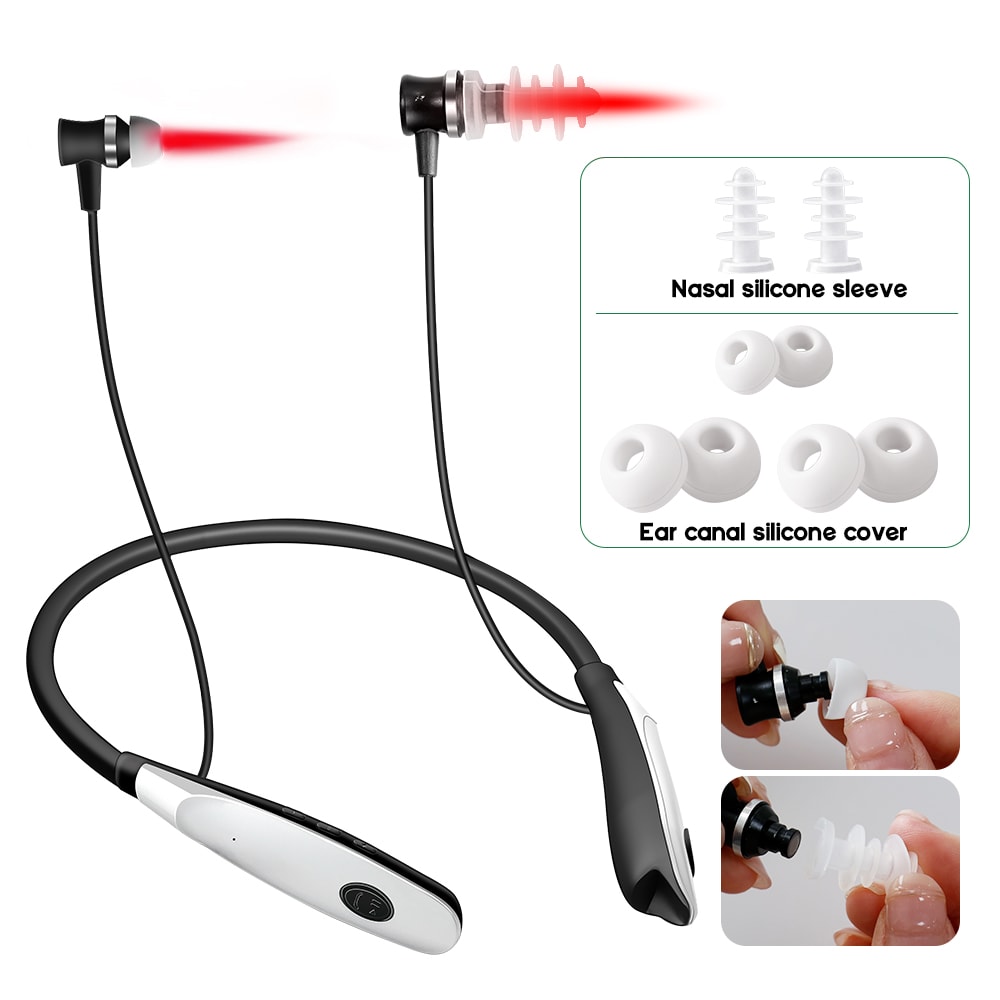 Laser Ear Irradiator 650nm Light Wave Rechargeable Neck Hanging Nasal And Ear Canal Therapy Device 0