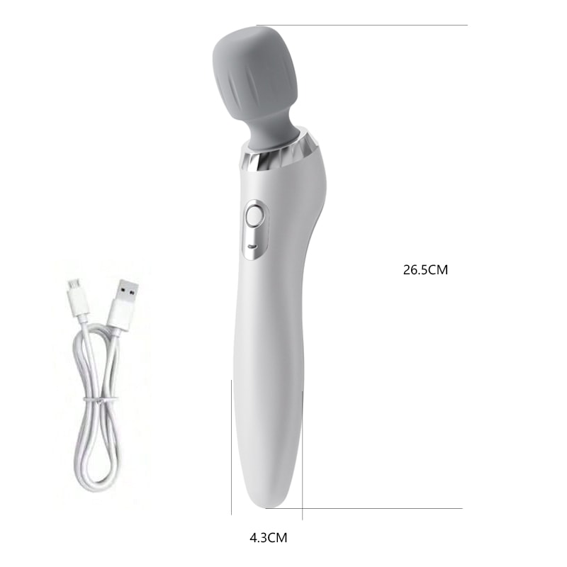Vibrating Massage Stick, Portable Handheld Massager USB Charging, Neck Back Legs Waist Foot Relaxation