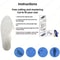 Foot Acupressure Enhanced Magnetic Insoles, Orthopedic Therapy Pads, Detox Massage Inserts, Pain Relief Support