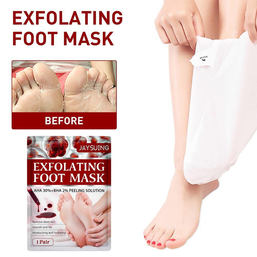 Moisturizing Foot Exfoliating Mask, Exfoliating Foot Care Tool, Dead Skin Remover, Smooth Soft Feet