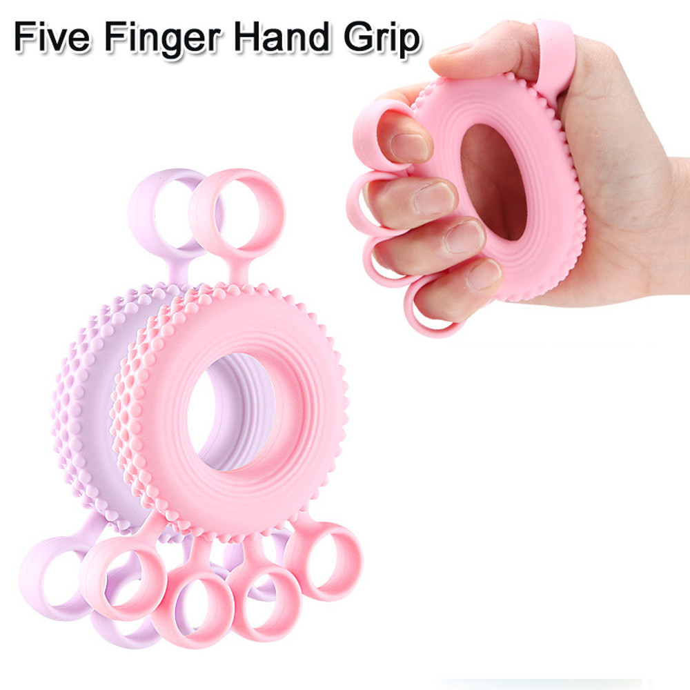 Finger Flexibility Finger Exerciser Silicone Grip Strength Trainer Hand Grip Strengthener Anti Slip 1