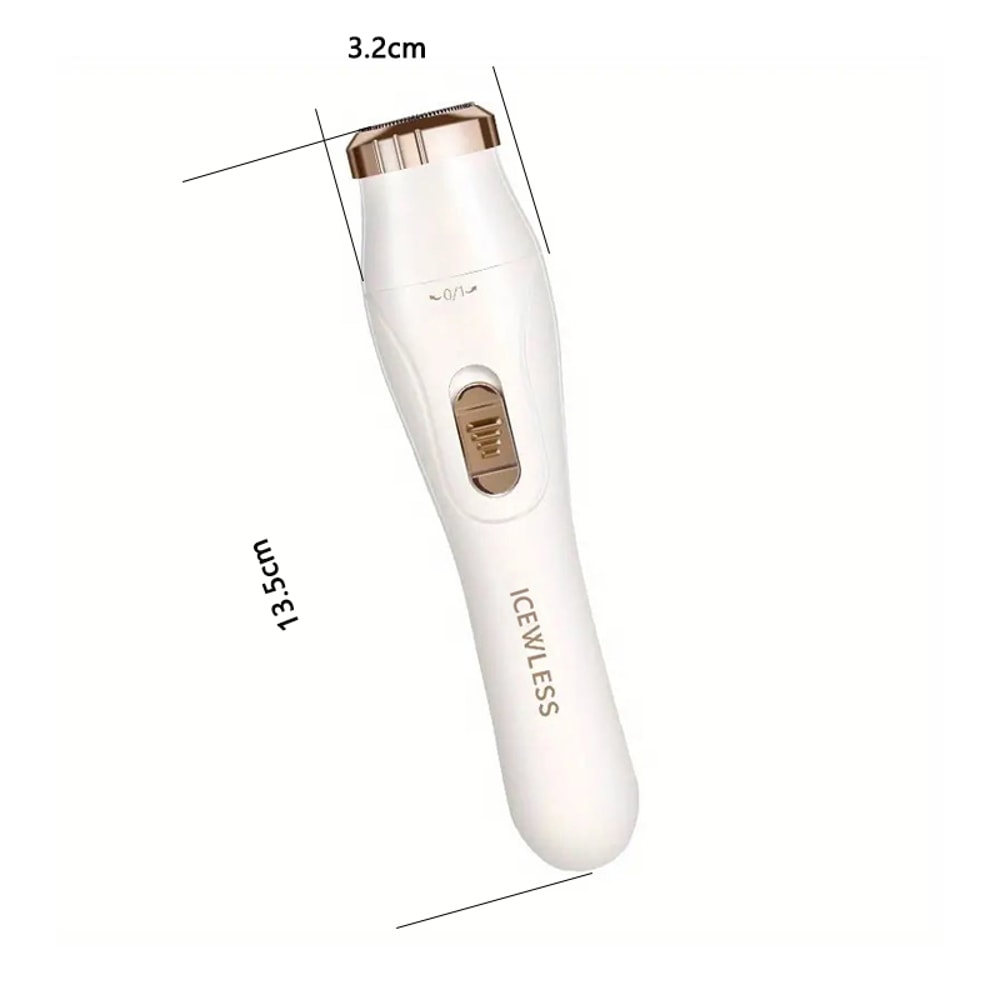 USB Rechargeable Nose Hair Trimmer, 3-in-1 Hair Removal Set, Underarm, Leg, Nose Hair Removal Device