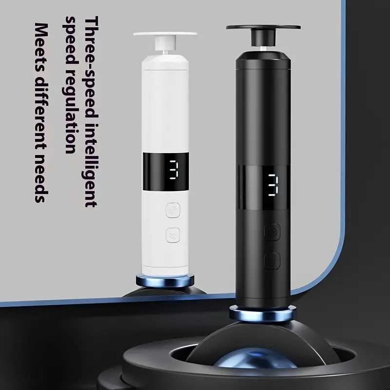 LCD display screen, 3-speed speed adjustment, foot and hand care, 16 interchangeable heads for home, fast charging