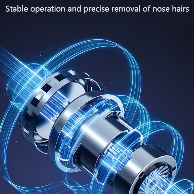 Portable electric nose clipper USB rechargeable, 150mAh lithium battery, mini compact design fast charging USB interface