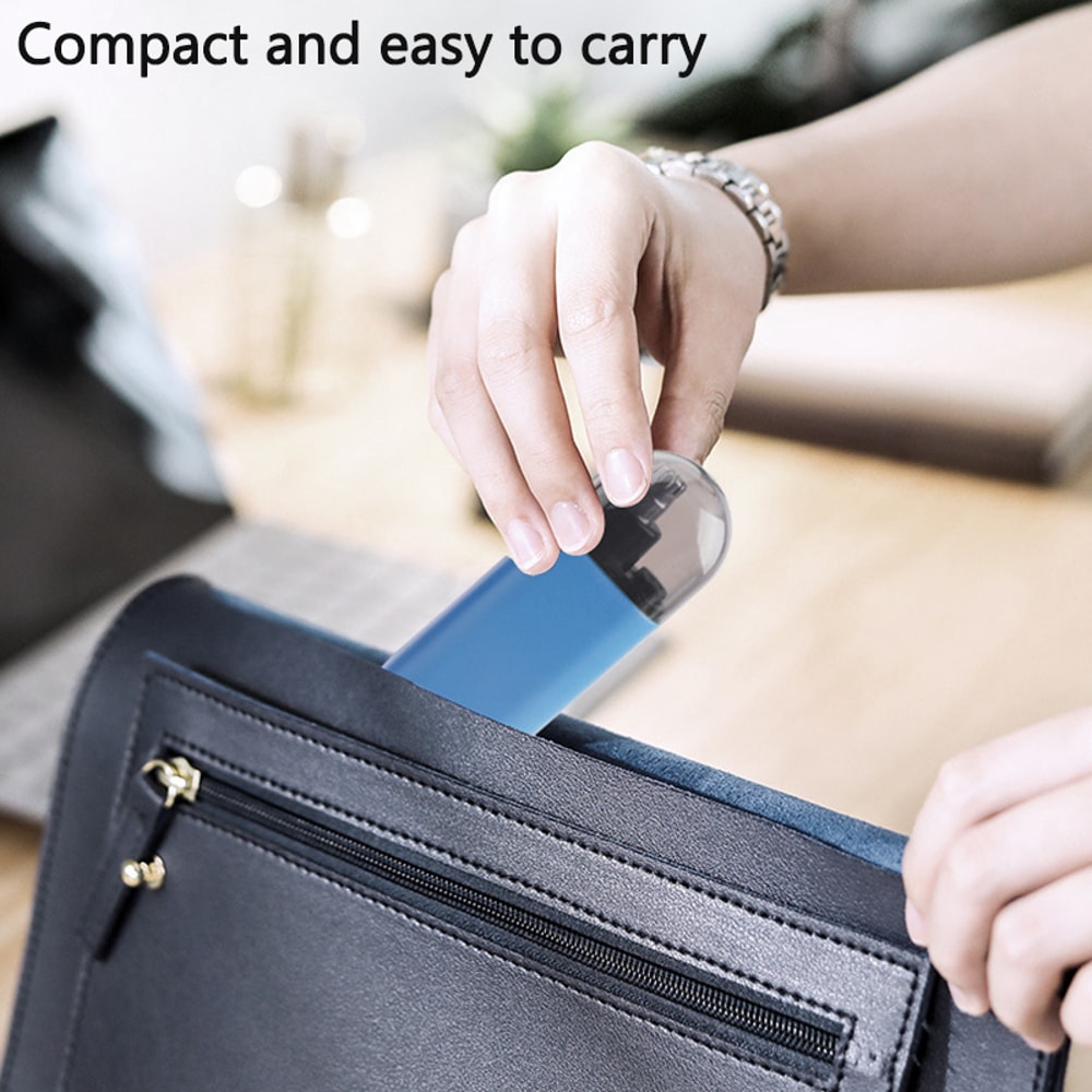 Portable electric nose clipper USB rechargeable, 150mAh lithium battery, mini compact design fast charging USB interface