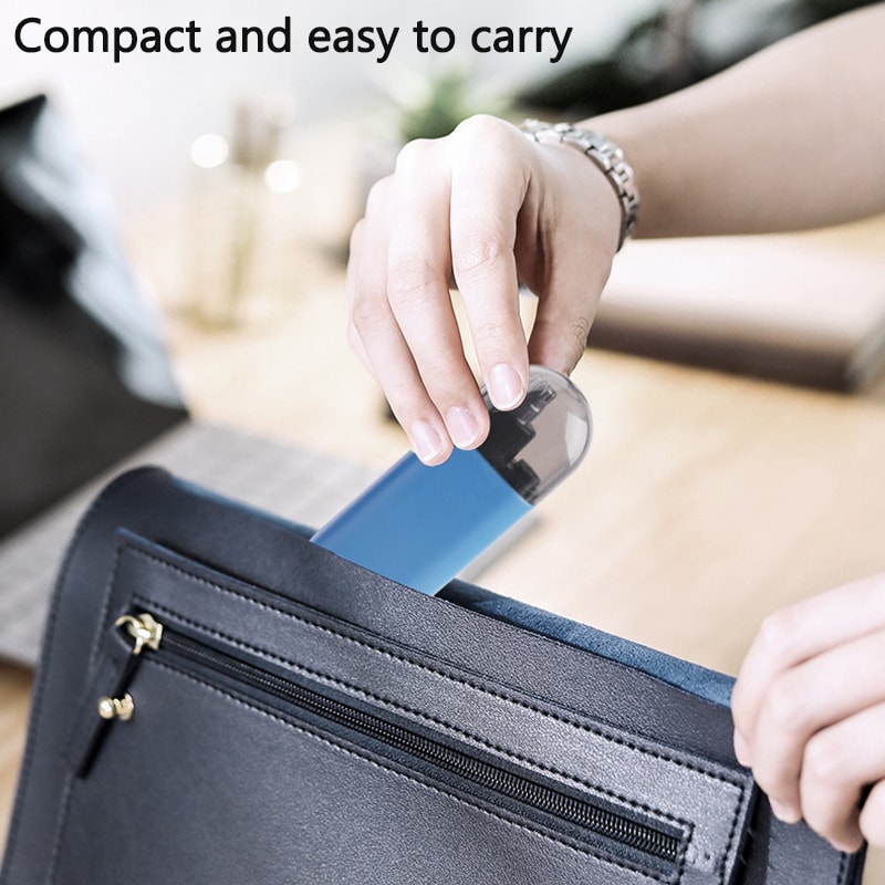 Portable electric nose clipper USB rechargeable, 150mAh lithium battery, mini compact design fast charging USB interface