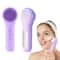 Ultrasonic Vibration Silicone Facial Cleanser, Intelligent Multifunctional Electric Facial Brush, Magnetic Charging