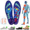 Medical Magnetic Therapy Insoles, 1 Pair Magnet Insole, Sports Shoe Pad, Anti-fatigue, Breathable, Body Detox