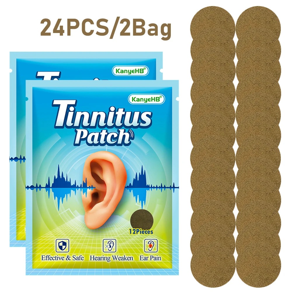Portable Ear Care Patch Tinnitus Patch Headache Relief Ear Ringing Buzzing Hearing Loss Support Bra 7